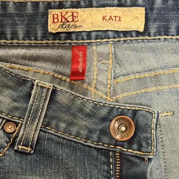 BKE Women’s Bootcut Jeans in Blue - Picture 3 of 8